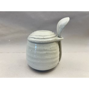 Kop / Hvid, Med Lg Og Ske