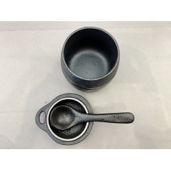 Kop / Sort, Med Lg Og Ske