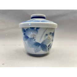 Lille Kop / Hvid, Bl Blomster Med Lg