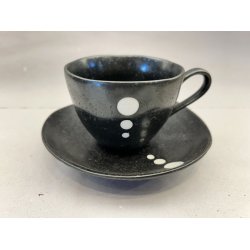 Kop / Sort, Hvide Prikker