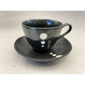 Kop / Sort, Hvide Prikker