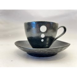 Kop / Sort, Hvide Prikker