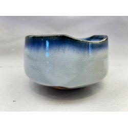 Matcha Kop / Hvid, Bl Kant