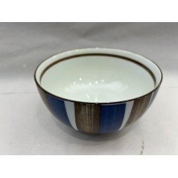 Ramen Skl / Hvid, Bl Og Brune Striber