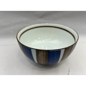 Ramen Skl / Hvid, Bl Og Brune Striber