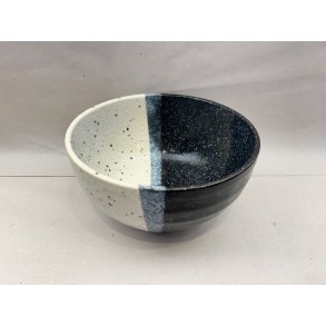 Ramen Skl / Sort Og Hvid, Bl Stribe