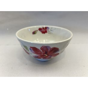 Risskl / Hvid, Pink Blomst