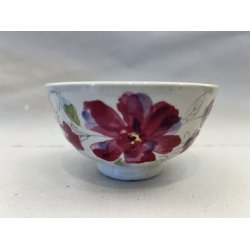 Risskl / Hvid, Pink Blomst