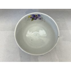 Risskl / Hvid, Bl Blomst