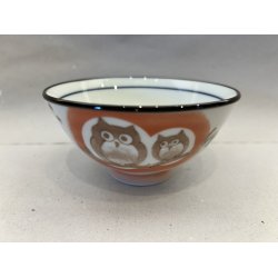 Risskl / Hvid, Motiv Med Ugler