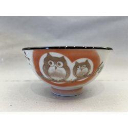 Risskl / Hvid, Motiv Med Ugler