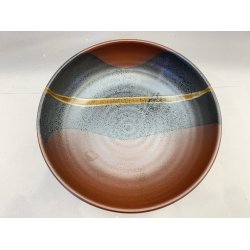 Stor Skl / Rd, Sort Og Gul Stribe