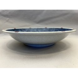 Skl / Mrkebl, Hvid Og Rd Kant