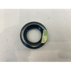 Spisepindeholder / Sort, Ring Med Grn Prik