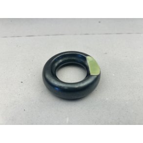 Spisepindeholder / Sort, Ring Med Gr�n Prik