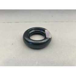 Spisepindeholder / Sort, Ring Med Lilla Prik