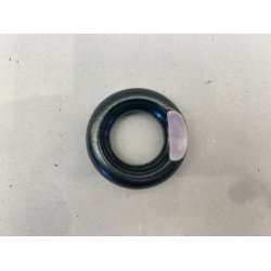 Spisepindeholder / Sort, Ring Med Lilla Prik