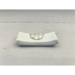 Spisepindeholder / Hvid, Brun Lotusrod