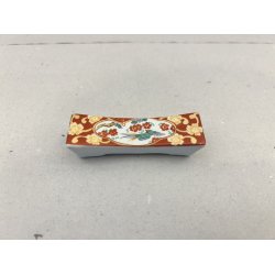 Spisepindeholder / Rd, Japansk Motiv