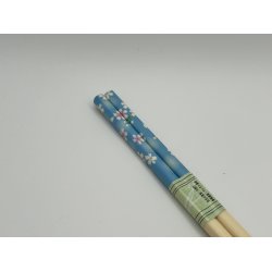 Spisepinde / Lysebl, Hvid Blomster