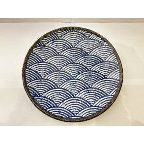 Rund Tallerken / Bl�, B�lgem�nster