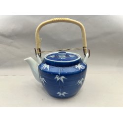 Tekande / Bl, Hvid Bambus