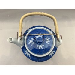 Tekande / Bl, Hvid Bambus