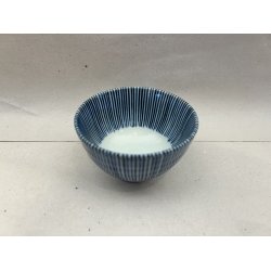 Hj Lille Skl / Hvid, Bl Striber