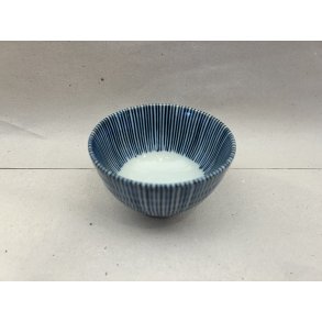 Hj Lille Skl / Hvid, Bl Striber