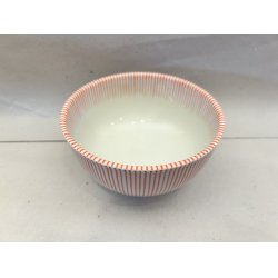 Lille Skl / Hvid, Rde Striber