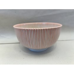 Lille Skl / Hvid, Rde Striber