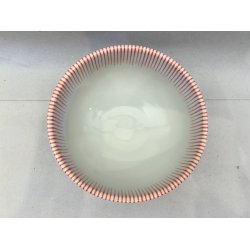 Lille Skl / Hvid, Rde Striber