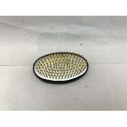 Fakir / Guld, Oval 6,5 cm.