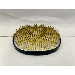 Fakir / Guld, Oval 8,5 cm.