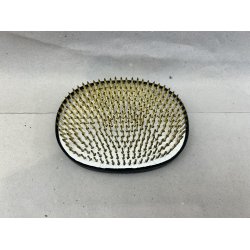 Fakir / Guld, Oval 8,5 cm.