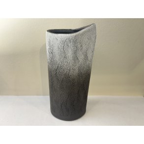 Vase / Sort Og Hvid, H�j