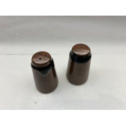 Salt Og Peber St / Brun, Sort Kant