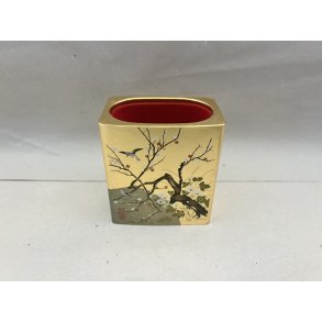 Kuglepindsholder / Guld, Tr Motiv