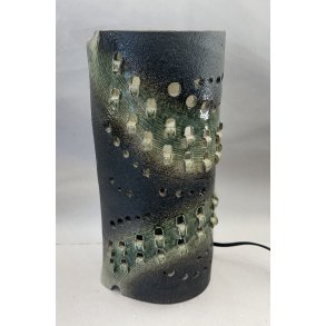 Lampe / Sort, Gr�nne Striber