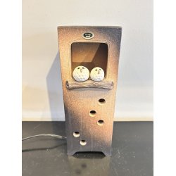 Lampe / Brun, Firkantet Med To Ugler