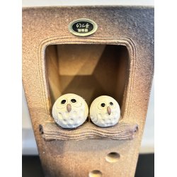 Lampe / Brun, Firkantet Med To Ugler