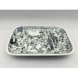 Firkantet Brne Tallerken / Dyr