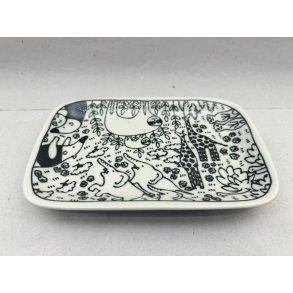 Firkantet Brne Tallerken / Dyr