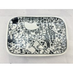 Firkantet Brne Tallerken / Dyr