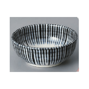 Skl / Hvid, Bl Striber