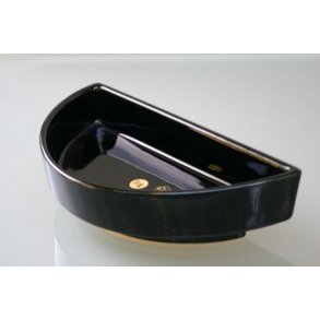 Ikebana Sk�l / Sort, Halvcirkel