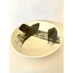 Skl / Hvid, Sorte Penselstrg