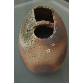 Vase / Brun, Sm� Blomster