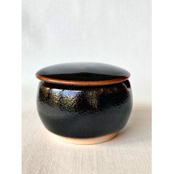 Lille Skl Med Lg / Sort, Brun Kant