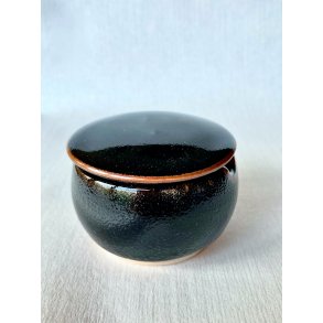 Lille Skl Med Lg / Sort, Brun Kant